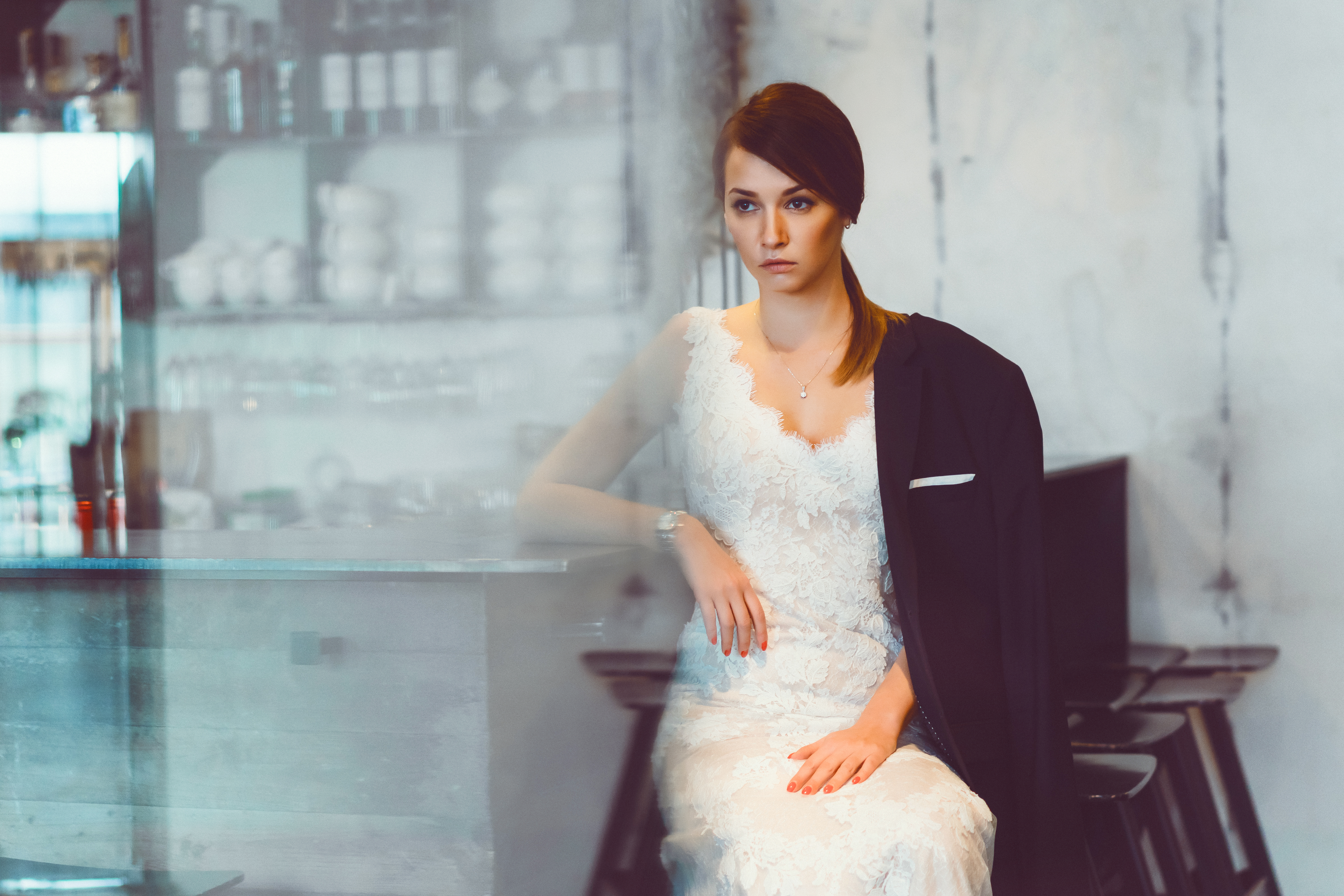 Bride A-line gown